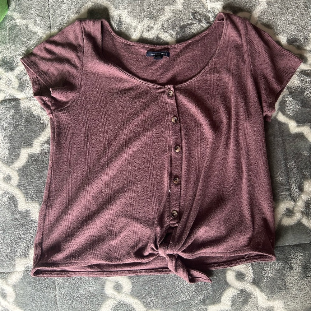 Purple shirt sleeve